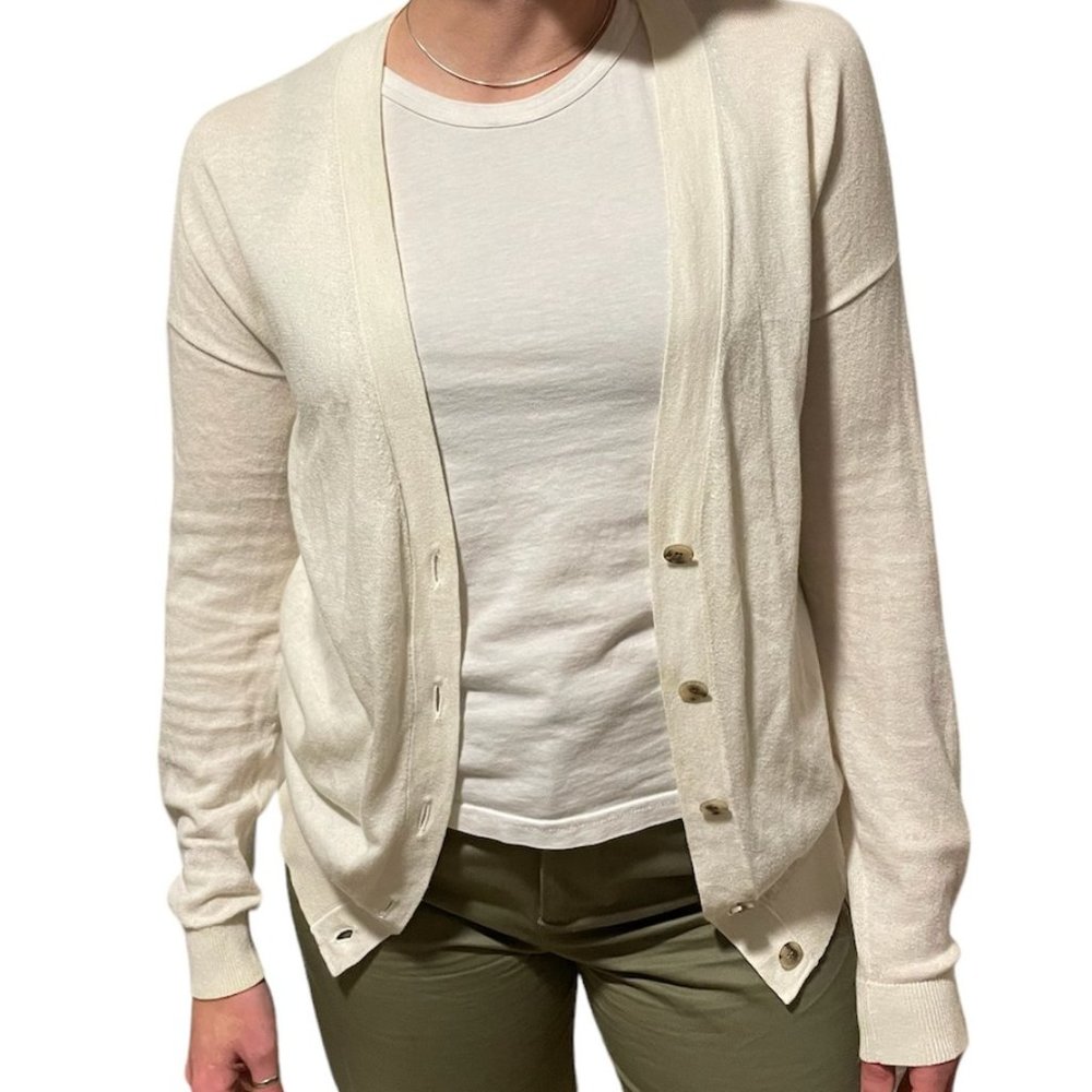 Theory Cotton/Cashmere Cardigan